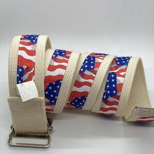 Posey Stars and Stripes 6549 Gait Belt with Nickel Buckle Up to 52"